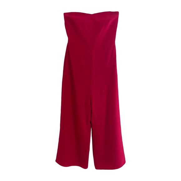 Aritzia Babaton Roshan Strapless Jumpsuit Sz 0 - Picture 2 of 7